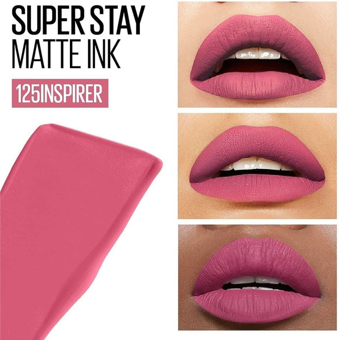 Rouge à Lèvres Liquide SuperStay Matte Ink – Teinte 125 Inspirer - BEAUTEPRICE Rouge à Lèvres Liquide SuperStay Matte Ink – Teinte 125 Inspirer BEAUTEPRICE BEAUTEPRICE