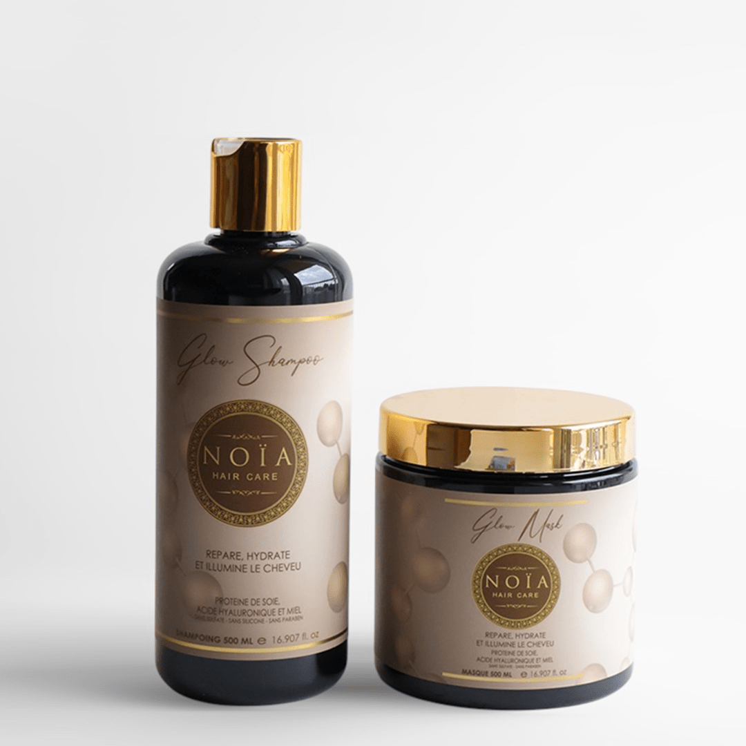 Routine Capillaire DUO Glow – Protéine de Soie & Miel – Hydratation & Éclat - BEAUTEPRICE Routine Capillaire DUO Glow – Protéine de Soie & Miel – Hydratation & Éclat Routine Capillaire (Duo) Noiahair FR BEAUTEPRICE
