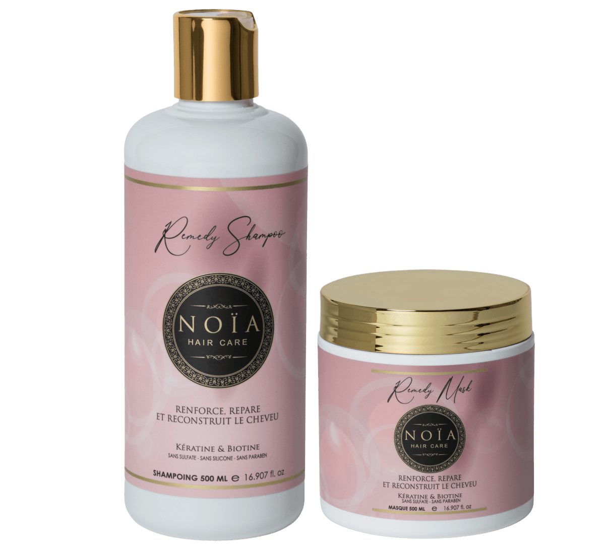 Routine Capillaire DUO Remedy – Kératine & Biotine – Anti - Chute & Renforcement - BEAUTEPRICE Routine Capillaire DUO Remedy – Kératine & Biotine – Anti - Chute & Renforcement Routine Capillaire (Duo) Noiahair FR BEAUTEPRICE