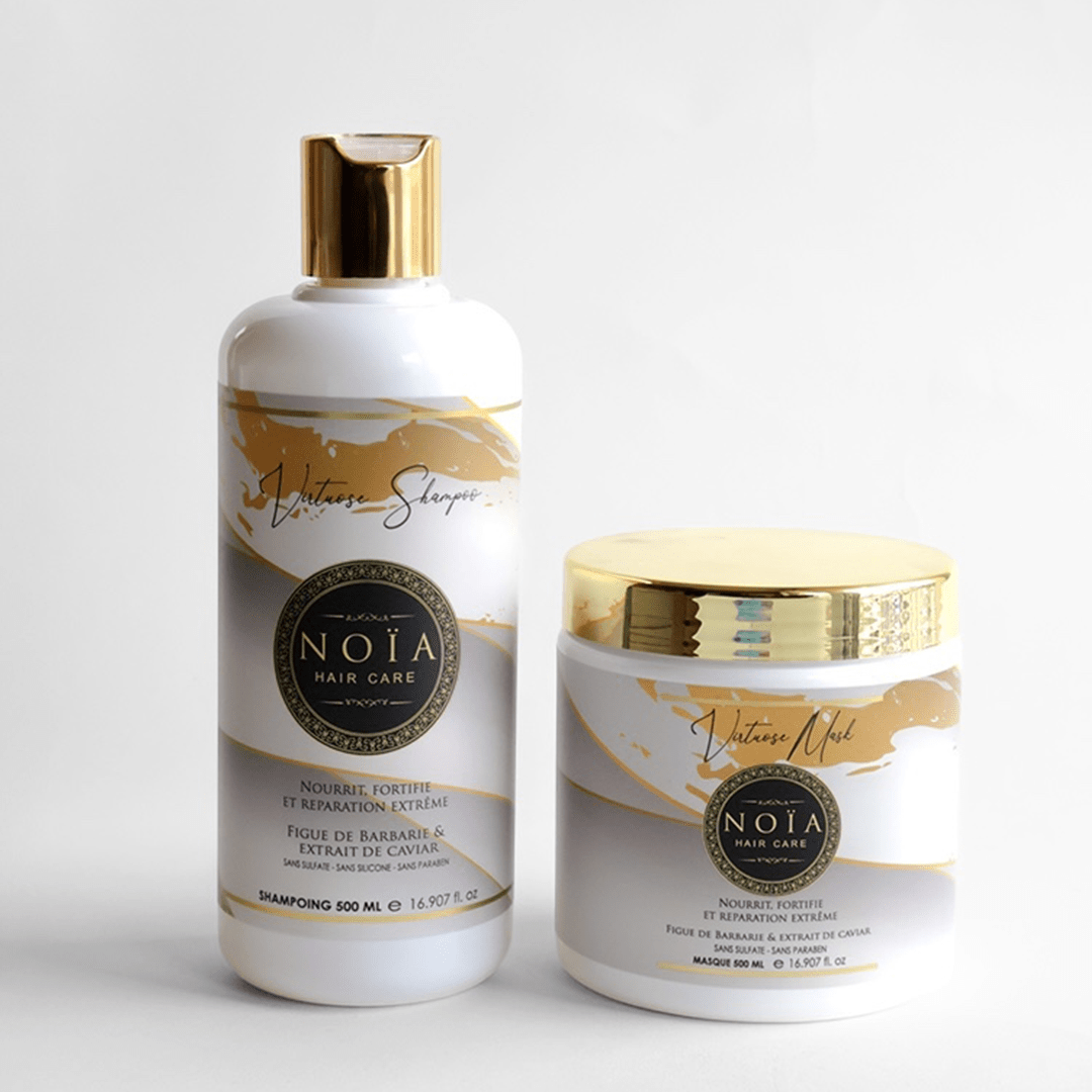 Routine Capillaire DUO Virtuose – Figue de Barbarie & Caviar – Réparation & Nutrition - BEAUTEPRICE Routine Capillaire DUO Virtuose – Figue de Barbarie & Caviar – Réparation & Nutrition Routine Capillaire (Duo) Noiahair FR BEAUTEPRICE