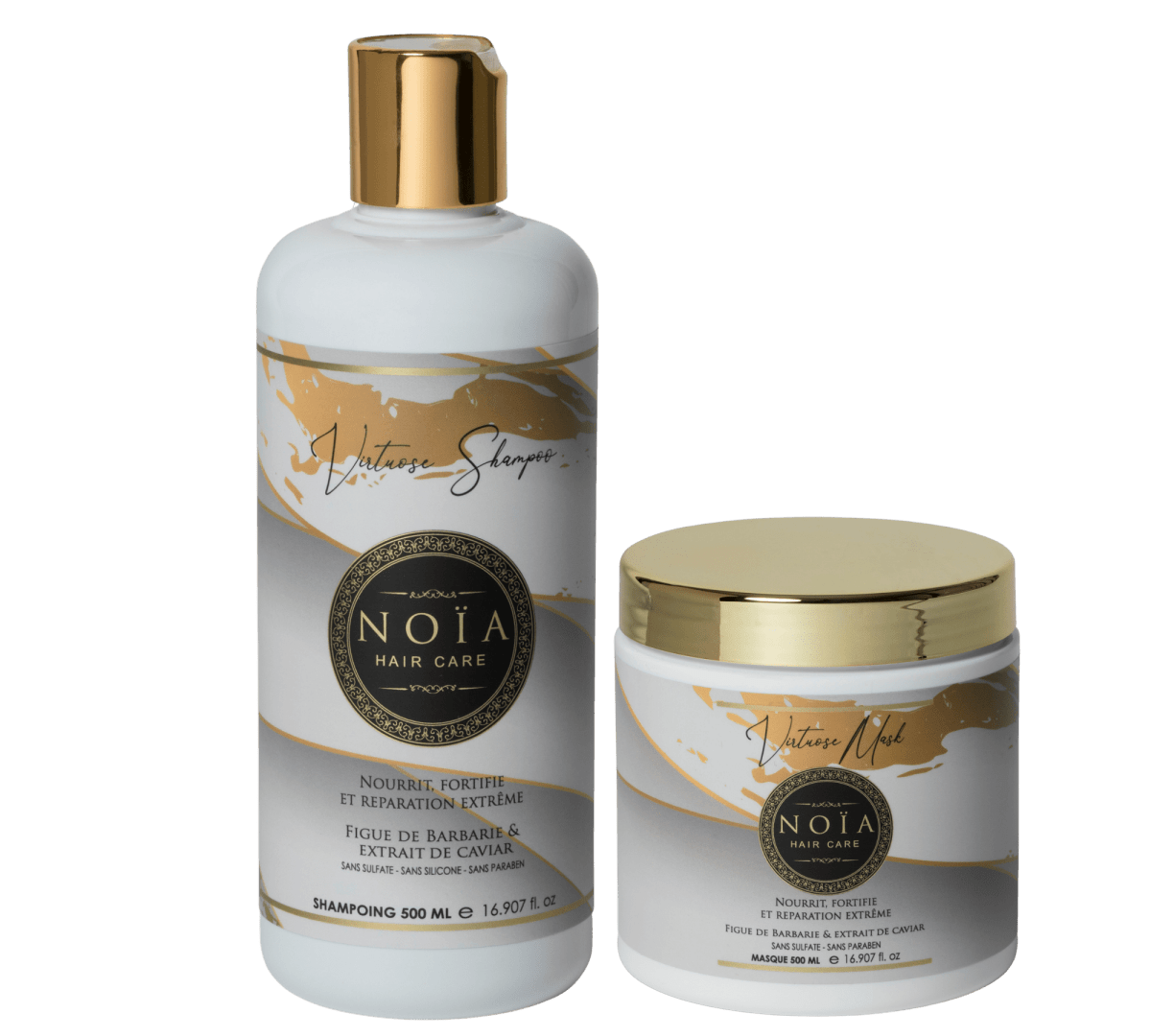 Routine Capillaire DUO Virtuose – Figue de Barbarie & Caviar – Réparation & Nutrition - BEAUTEPRICE Routine Capillaire DUO Virtuose – Figue de Barbarie & Caviar – Réparation & Nutrition Routine Capillaire (Duo) Noiahair FR BEAUTEPRICE