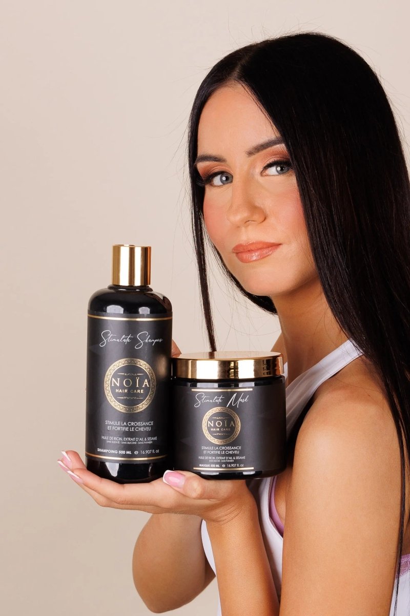 Routine Capillaire TRIO Stimulate – Ricin, Ail & Sésame – Pousse & Fortification - BEAUTEPRICE Routine Capillaire TRIO Stimulate – Ricin, Ail & Sésame – Pousse & Fortification Routine Capillaire (Trio) Noiahair FR BEAUTEPRICE