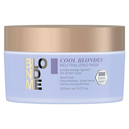 Schwarzkopf Masque BLOND ME éclat blond froid COOL BLONDES - BEAUTEPRICE Schwarzkopf Masque BLOND ME éclat blond froid COOL BLONDES masque capillaire Schwarzkopf BEAUTEPRICE