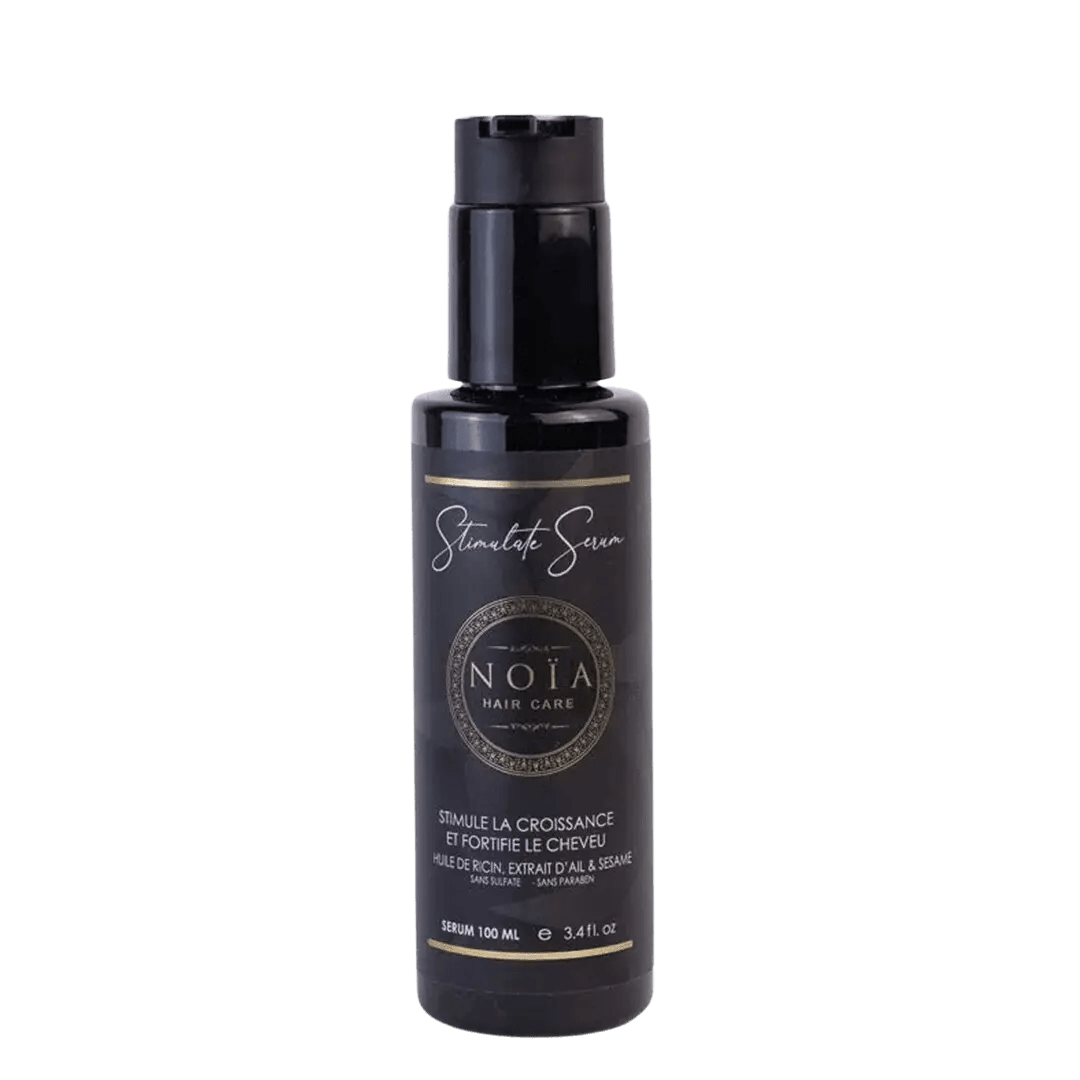 Sérum Stimulate – Ricin, Ail & Sésame – Pousse & Fortification (100 ml) - BEAUTEPRICE Sérum Stimulate – Ricin, Ail & Sésame – Pousse & Fortification (100 ml) serum cheveux Noiahair FR BEAUTEPRICE
