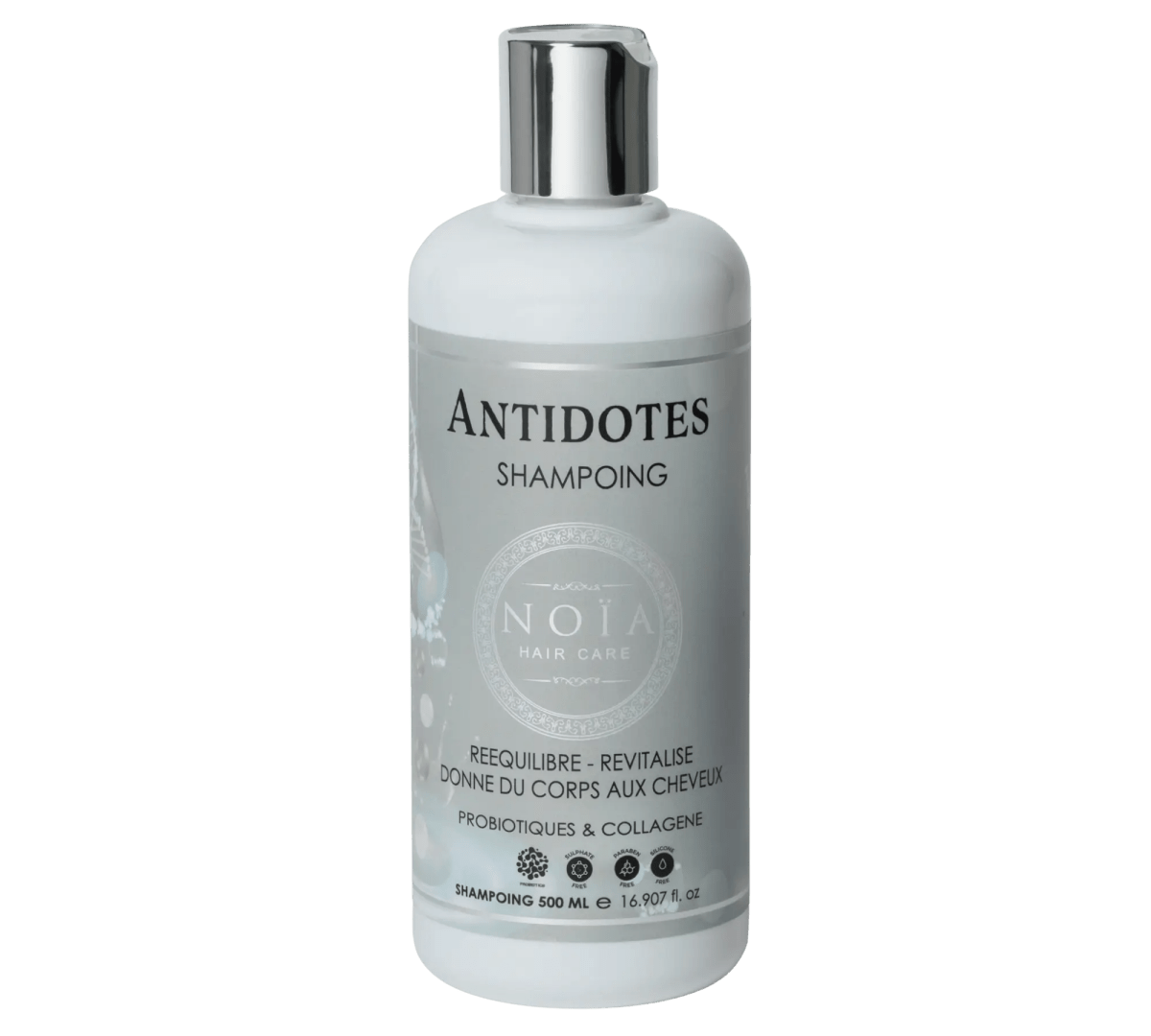 Shampoing Antidotes – Probiotiques & Collagène – Volume & Revitalisation (500 ml) - BEAUTEPRICE Shampoing Antidotes – Probiotiques & Collagène – Volume & Revitalisation (500 ml) Shampoing Noiahair FR BEAUTEPRICE