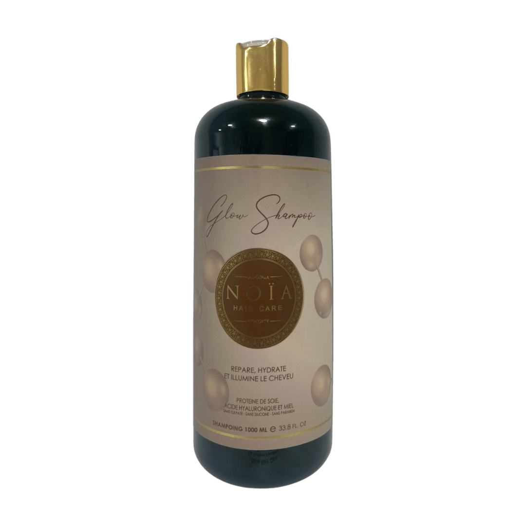 Shampoing Glow – Protéine de Soie, Miel & AH – Hydratation & Éclat (1L) - BEAUTEPRICE Shampoing Glow – Protéine de Soie, Miel & AH – Hydratation & Éclat (1L) Shampoing Noiahair FR BEAUTEPRICE