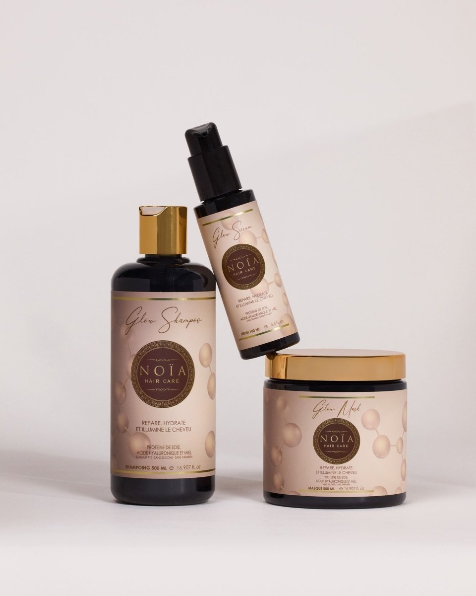 Shampoing Glow – Protéine de Soie, Miel & AH – Hydratation & Éclat (1L) - BEAUTEPRICE Shampoing Glow – Protéine de Soie, Miel & AH – Hydratation & Éclat (1L) Shampoing Noiahair FR BEAUTEPRICE