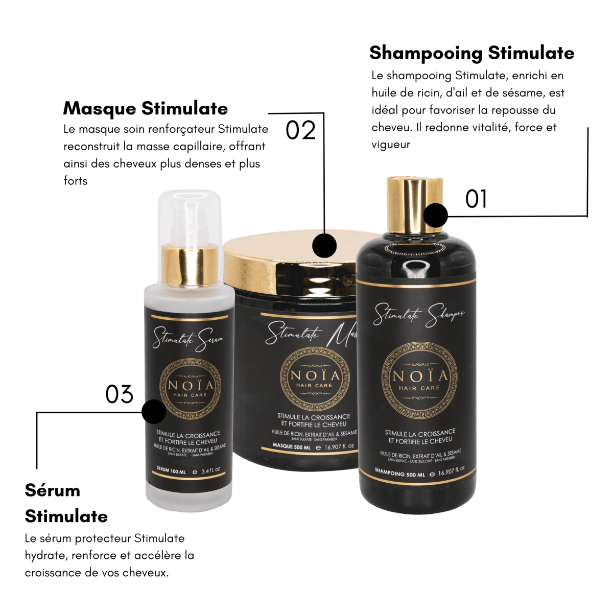 Shampoing Stimulate – Huile de Ricin – Pousse & Fortification (1L) - BEAUTEPRICE Shampoing Stimulate – Huile de Ricin – Pousse & Fortification (1L) Shampoing Noiahair FR BEAUTEPRICE