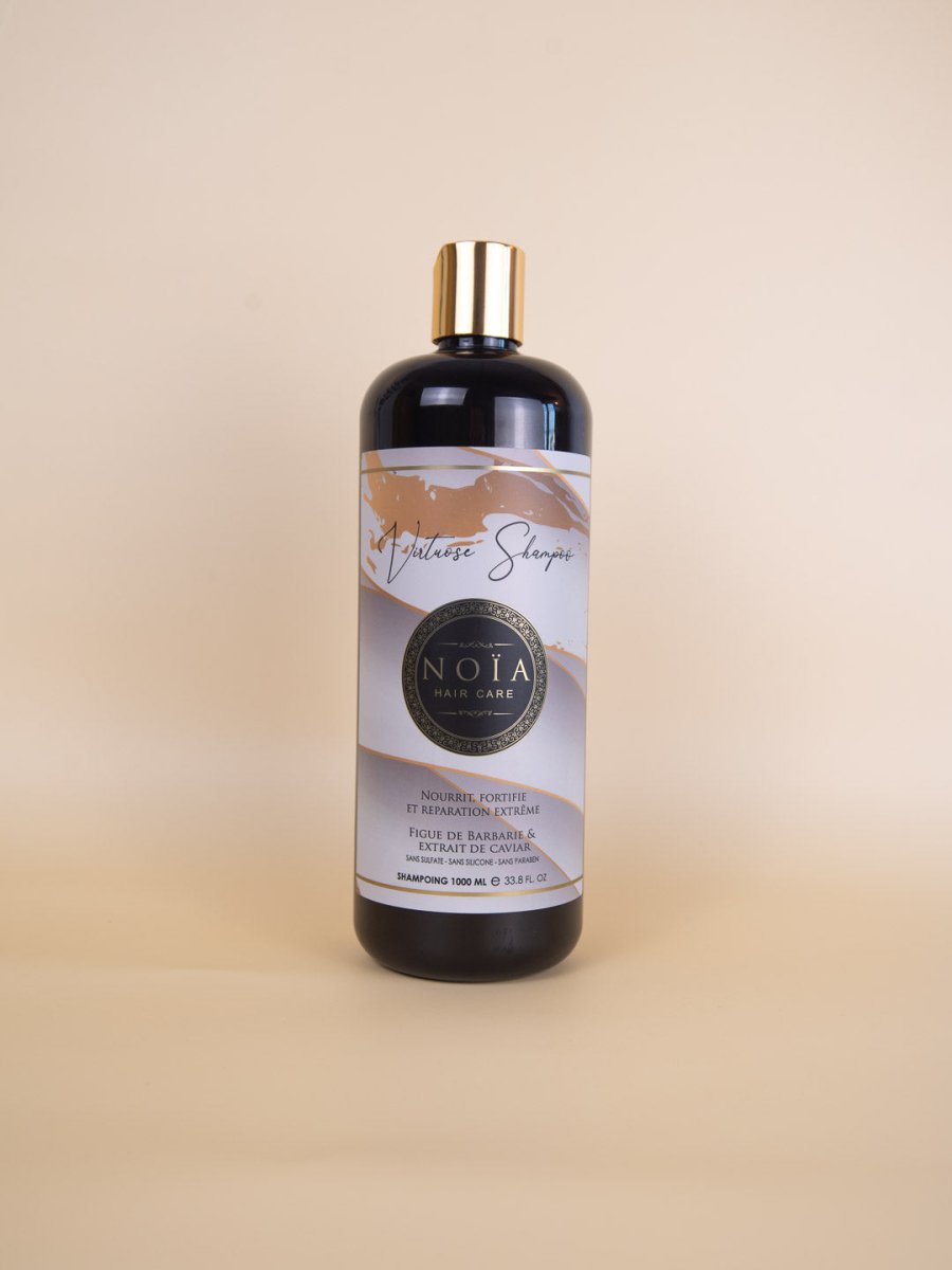 Shampoing Virtuose – Figue de Barbarie & Caviar – Réparation Intense & Nutrition (1L) - BEAUTEPRICE Shampoing Virtuose – Figue de Barbarie & Caviar – Réparation Intense & Nutrition (1L) Shampoing Noiahair FR BEAUTEPRICE