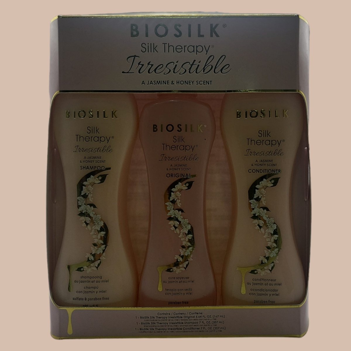 Biosilk Trio Silk Therapy Irresistible Biosilk - BEAUTEPRICE Biosilk Trio Silk Therapy Irresistible Biosilk Biosilk BEAUTEPRICE