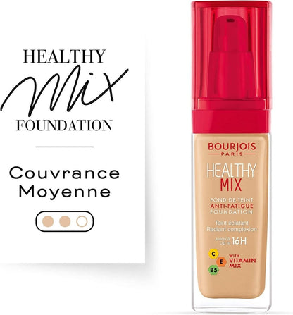 Bourjois Fond de teint Healthy Mix 50.5 Light ivory - BEAUTEPRICE Bourjois Fond de teint Healthy Mix 50.5 Light ivory Bourjois BEAUTEPRICE