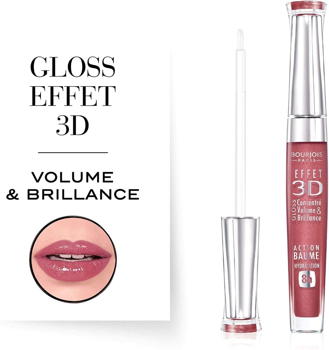 Bourjois Gloss Effet 3D Brun rosé academic 03 - BEAUTEPRICE Bourjois Gloss Effet 3D Brun rosé academic 03 Bourjois BEAUTEPRICE