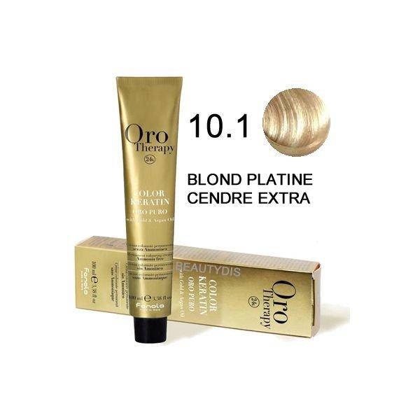 Coloration Oro thérapy n°10.1 extra Blond platine cendré extra - BEAUTEPRICE Coloration Oro thérapy n°10.1 extra Blond platine cendré extra Oro Therapy BEAUTEPRICE