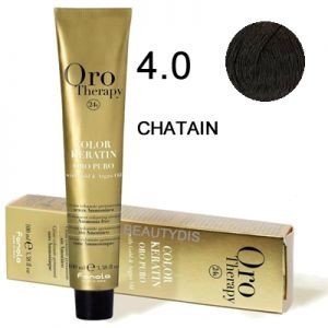 Coloration Oro thérapy n°4.0 Chatain - BEAUTEPRICE Coloration Oro thérapy n°4.0 Chatain Oro Therapy BEAUTEPRICE