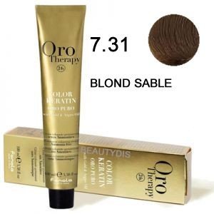 Coloration Oro thérapy n°7.31Blond sable - BEAUTEPRICE Coloration Oro thérapy n°7.31Blond sable Oro Therapy BEAUTEPRICE