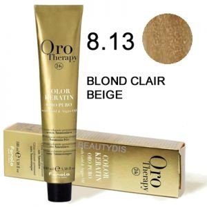Coloration Oro thérapy n°8.13 Blond clair beige - BEAUTEPRICE Coloration Oro thérapy n°8.13 Blond clair beige Oro Therapy BEAUTEPRICE
