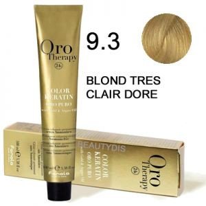 Coloration Oro thérapy n°9.3 Blond très clair doré - BEAUTEPRICE Coloration Oro thérapy n°9.3 Blond très clair doré Oro Therapy BEAUTEPRICE