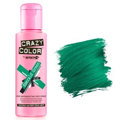Coloration temporaire Crazy Color Emerald green 53 - BEAUTEPRICE Coloration temporaire Crazy Color Emerald green 53 Crazy Color BEAUTEPRICE