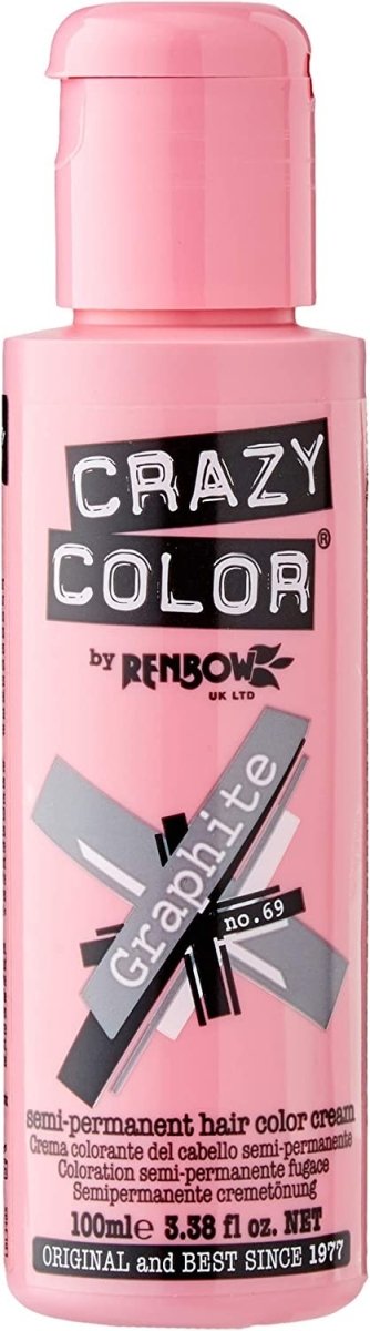 Coloration temporaire Crazy Color Graphite 69 - BEAUTEPRICE Coloration temporaire Crazy Color Graphite 69 Crazy Color BEAUTEPRICE