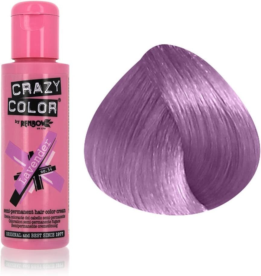Coloration temporaire Crazy Color Lavender 54 - BEAUTEPRICE Coloration temporaire Crazy Color Lavender 54 Crazy Color BEAUTEPRICE