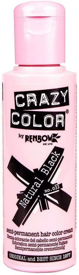 Coloration temporaire Crazy Color Natural black 032 - BEAUTEPRICE Coloration temporaire Crazy Color Natural black 032 Crazy Color BEAUTEPRICE