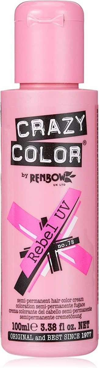 Coloration temporaire Crazy Color Rebel UV 78 - BEAUTEPRICE Coloration temporaire Crazy Color Rebel UV 78 Crazy Color BEAUTEPRICE