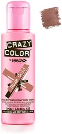 Coloration temporaire Crazy Color Rose Gold 73 - BEAUTEPRICE Coloration temporaire Crazy Color Rose Gold 73 Crazy Color BEAUTEPRICE