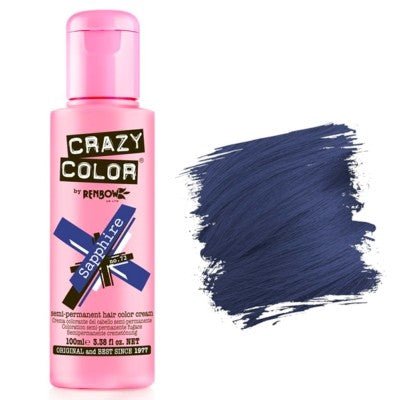 Coloration temporaire Crazy Color Sapphire 72 - BEAUTEPRICE Coloration temporaire Crazy Color Sapphire 72 Crazy Color BEAUTEPRICE