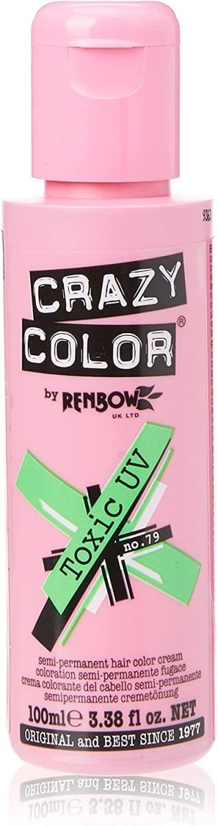 Coloration temporaire Crazy Color Toxic UV 79 - BEAUTEPRICE Coloration temporaire Crazy Color Toxic UV 79 Crazy Color BEAUTEPRICE