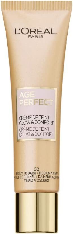 L'Oréal Age perfect Crème teintée Medium à Mate 02 - BEAUTEPRICE L'Oréal Age perfect Crème teintée Medium à Mate 02 - L'Oréal Paris - BEAUTEPRICE