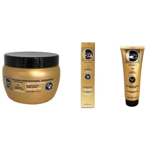 Pack de traitement Sans Sulfates à la Kératine et extrait d'Ail - Shampoing 250ml + Masque 500ml + Serum 100ml - BEAUTEPRICE Pack de traitement Sans Sulfates à la Kératine et extrait d'Ail - Shampoing 250ml + Masque 500ml + Serum 100ml - KERAGOLD - BEAUTEPRICE