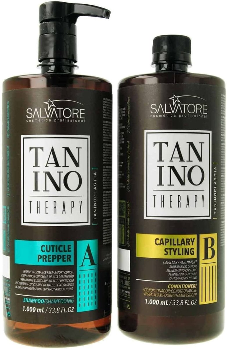 SALVATORE - Kit lissage au tanin A + B Tanino Therapy 2 x 1 LITRE