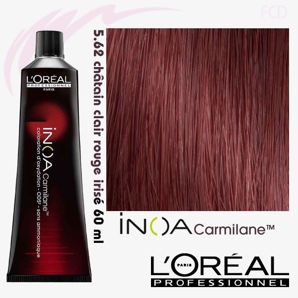 Tube Coloration Inoa C5.62 Chatain Clair Rouge Irisé L'Oréal 60 ML - BEAUTEPRICE Tube Coloration Inoa C5.62 Chatain Clair Rouge Irisé L'Oréal 60 ML L'Oréal Professionnel BEAUTEPRICE